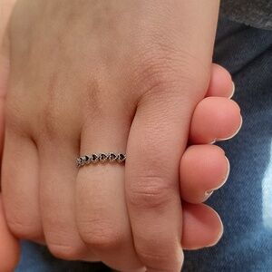 Pandora LINKED LOVE Ring Size 58 / 8.5